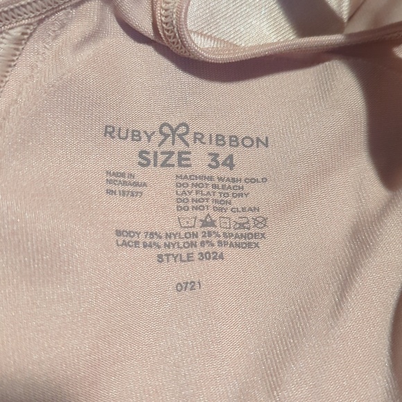 Ruby Ribbon Lace Cami - Picture 4 of 5